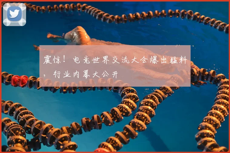 震惊！电竞世界交流大会爆出猛料，行业内幕大公开